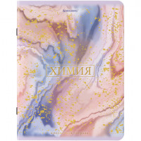 Тетрадь предметная 'PASTEL' 48 л., SoftTouch, фольга, ХИМИЯ, клетка, BRAUBERG, 404320
