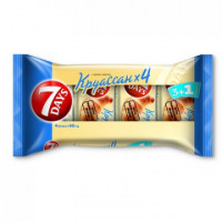 Круасcаны 7 days ваниль, 4шт х 65г, комплект 4 шт