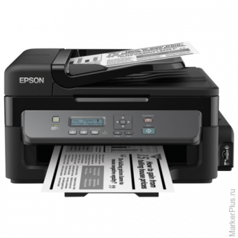 МФУ струйное EPSON M205 (принтер, сканер, копир), A4, 1440x720 dpi, 34 стр./мин, АПД, Wi-Fi, с СНПЧ 