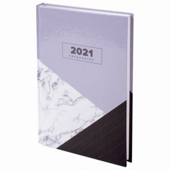 Ежедневник датированный 2021 (145х215мм), А5, STAFF, ламинированная обложка, Дизайн 6, 111821