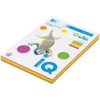 Бумага IQ "Color Neon Mixed Packs" А4, 80г/м2, 200л. (4 цвета)