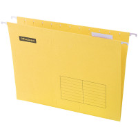 Подвесная папка OfficeSpace А4 (310*240мм), желтая, 10 шт/в уп