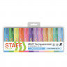 Набор текстовыделителей 12 ЦВЕТОВ, STAFF "EVERYDAY HL-720", 6 неоновых цветов + 6 пастельных цветов, линия 1-5 мм, 152557