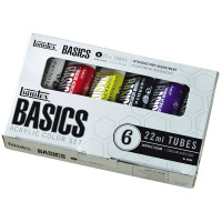 Краски акриловые Liquitex "Basics" 06цв., 22 мл/туба, картонная коробка