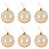 Шары ёлочные 24 шт., 5 см, "Eden Colors", пластик, цвет: золотистый/жемчужный, ЗОЛОТАЯ СКАЗКА, 591976