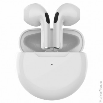 Наушники с микрофоном (гарнитура) DEFENDER TWINS 930, Bluetooth, беспроводные, белые, 63931