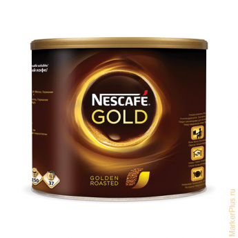 Кофе растворимый NESCAFE "Gold", сублимированный, 500 г, жестяная банка, 12140765
