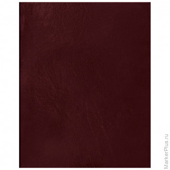 Тетрадь 96л., А5 клетка BG, бумвинил, бордовый, суперэконом