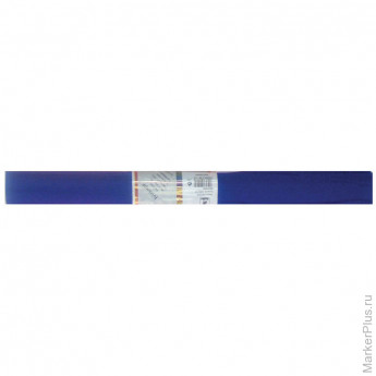 Бумага крепированная Werola, 50*250см, 32г/м2, растяжение 55%, темно-синяя, в рулоне, 5 шт/в уп