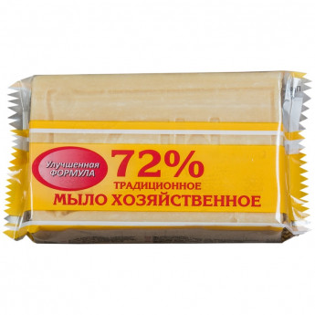 Мыло хозяйственное 72% Меридиан 'Традиционное', 150г, флоу-пак