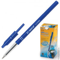 Ручка шариковая BEIFA (Бэйфа), СИНЯЯ, корпус синий, узел 0,7 мм, линия письма 0,5 мм, AA938D-BL, 10 шт/в уп