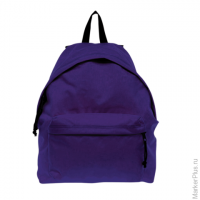 Рюкзак BRAUBERG, универсальный, сити-формат, один тон, фиолетовый, 20 литров, 41х32х14 см