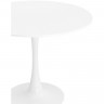 Стол для столовых SG_Tulip D90 белый