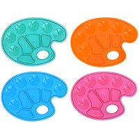 Палитра художника Гамма, 10 ячеек, ассорти, пластик Палитра художника Гамма, 10 ячеек, ассорти, пластик