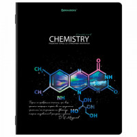 Тетрадь предметная 'СИЯНИЕ ЗНАНИЙ' 48 л., глянцевый лак, ХИМИЯ, клетка, BRAUBERG, 404531