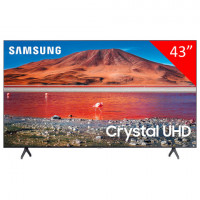 Телевизор SAMSUNG UE43AU7100UXRU, 43' (109 см), 3840x2160, 4K, 16:9, SmartTV, WiFi, Bluetooth, серый