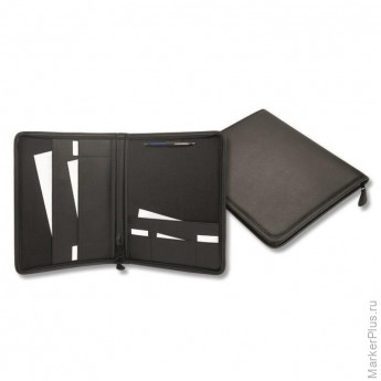 Папка деловая Выбор-Мимп.винилискожа,черный,340x270 мм,мод.147и/чер