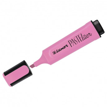 Текстовыделитель Luxor "Pasteliter" пастельный розовый, 1-5мм 5 шт/в уп