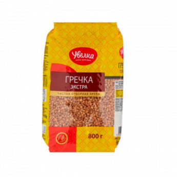 Крупа Гречка Увелка ядрица отборная Экстра, 800 г