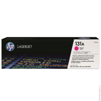 Картридж лазерный HP (CF213A) LaserJet Pro 200 M276n/M276nw, пурпурный, оригин., ресурс 1800 стр.