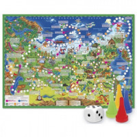 Настольная игра. Путешествие по России. 59,5x42 см