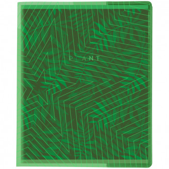 Обложка 210*350, для дневников и тетрадей, Greenwich Line, ПВХ 180мкм, "Neon Star", зеленый, ШК