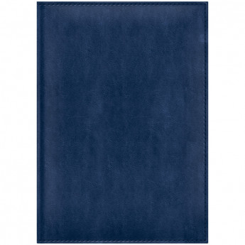 Ежедневник датированный 2017г., А4, 176л., кожзам "Caprice", ярко-синий, вырубка