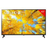 Телевизор LG 43UQ75006LF, 43' (108 см), 3840 x 2160, 4K, 16:9, SmartTV, Wi-Fi, черный, 3205263
