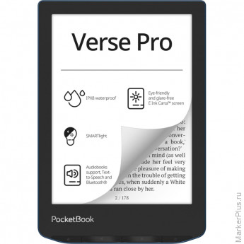 Книга электронная PocketBook 634 Verse Pro Azure (PB634-A-WW)