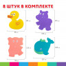 Мини-коврик для ванной набор 8 штук, АССОРТИ, BRAUBERG KIDS, картонная коробка, 665186, комплект 8 шт
