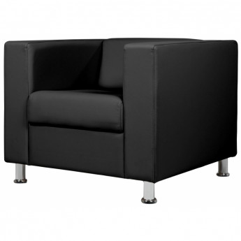 Мягкая мебель EF_Аполло кресло к/з Ec.3001/Р2 euroline 9100 черн.