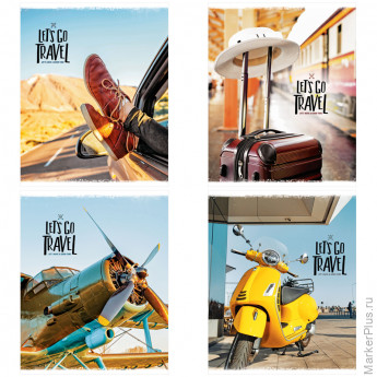 Тетрадь 60л., А5, клетка на гребне ArtSpace "Путешествия. Let's go travel" Тетрадь 60л., А5, клетка на гребне ArtSpace "Путешествия. Let's go travel"