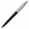 Ручка шариковая PARKER 'Jotter Plastic CT', корпус черный, ежедневник А5 черный, золотой срез, пакет, 880894