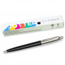 Ручка шариковая PARKER 'Jotter Plastic CT', корпус черный, ежедневник А5 черный, золотой срез, пакет, 880894