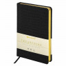 Ручка шариковая PARKER 'Jotter Plastic CT', корпус черный, ежедневник А5 черный, золотой срез, пакет, 880894