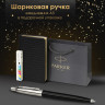 Ручка шариковая PARKER 'Jotter Plastic CT', корпус черный, ежедневник А5 черный, золотой срез, пакет, 880894
