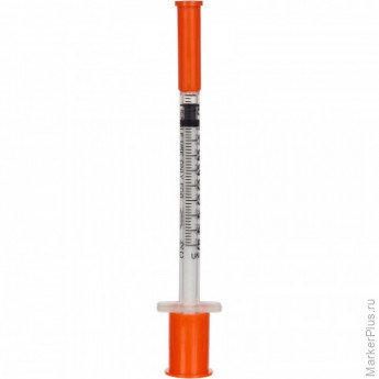 Шприц 3-комп. однораз. инс.0,5мл U-100 инт. 29G (0,33x12,7) SFM 10ш/уп