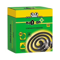 Средство от насекомых Nadzor спирали от комаров, черные, 10 шт/уп, комплект 10 шт