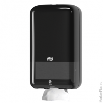 Диспенсер для туалетной бумаги листовой TORK (Система T3) Elevation, черный, 556008