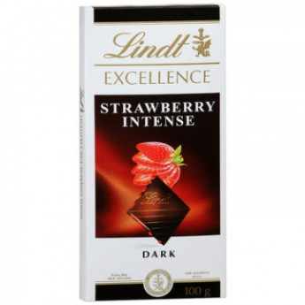 Шоколад Lindt Excellence клубника 100г