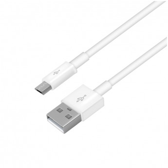 Кабель Oxion DCC005 USB2.0 (A) - microUSB (B), 1м, белый