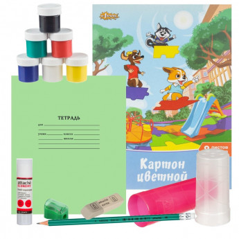 Набор школьный №1 School ColorPics, короб