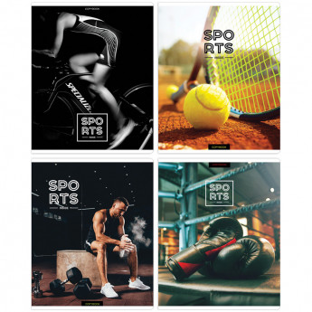 Тетрадь 48л., А5, клетка ArtSpace 'Спорт. Inside sports', 10 шт/в уп