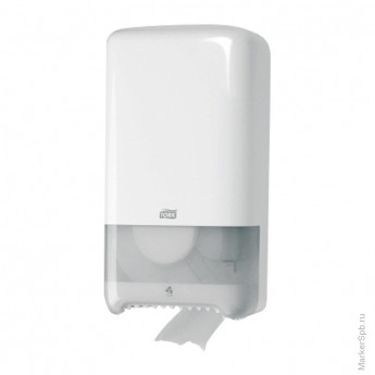 Диспенсер для туалетной бумаги в mid-size рулонах Tork "Elevation"(Т6) пластик, механический, белый