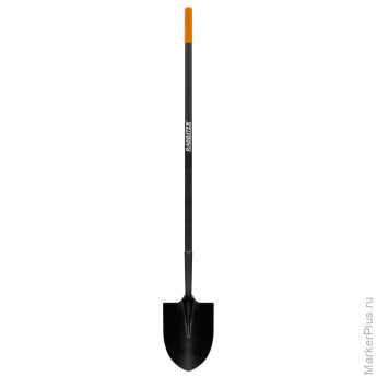 Лопата штыковая цельнометаллическая 22х28 см, ОБЩАЯ ДЛИНА 150 см, черенок сталь, RABBITEX (РАББИТЕКС) "LONG HANDLE", 700497