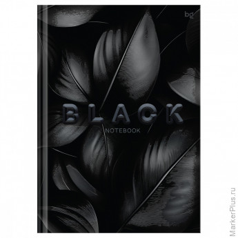 Бизнес-блокнот А5, 80л., евроформат, BG "Just black", soft-touch ламинация, выб. лак Бизнес-блокнот А5, 80л., евроформат, BG "Just black", soft-touch ламинация, выб. лак