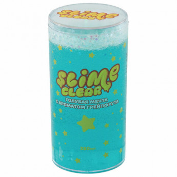 Слайм (лизун) "Clear Slime. Голубая мечта", с ароматом грейпфрута, 250 гр., ВОЛШЕБНЫЙ МИР, S130-33