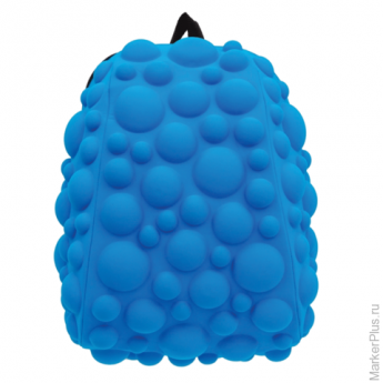 Рюкзак MADPAX "Bubble Half", универсальный, молодежный, 16 л, голубой, "Пузыри", 36х31х15 см, KAB244