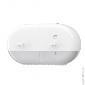 Диспенсер для туалетной бумаги TORK (Система T9) SmartOne, двойной, mini, белый, 682000