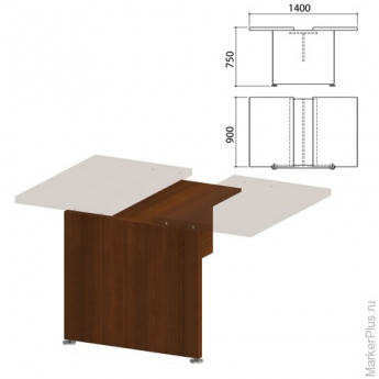 Каркас модуля стола для переговоров 'Приоритет' (ш1400*г900*в750 мм), ноче милано, К-914, ш/к88952